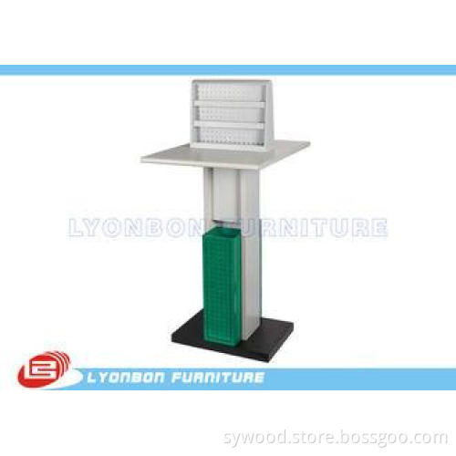 Public Place Service Advertisement Display Stands With Whit
